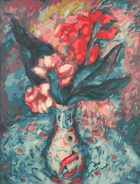 Flowers in a Persian Vase