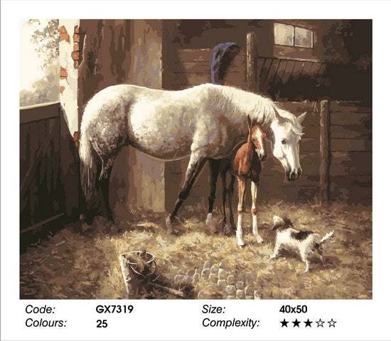 Horses in the Stable