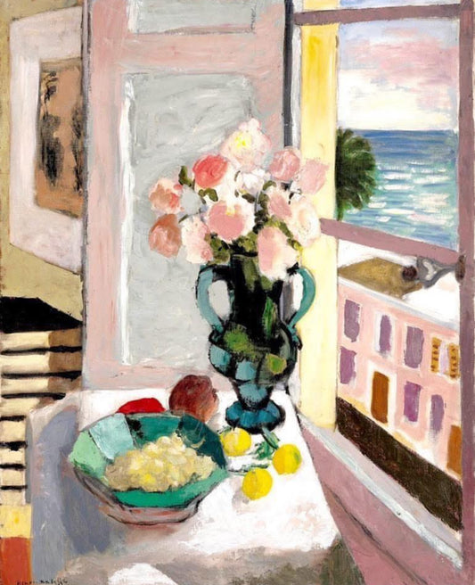 Matisse: Safrano Roses at the Window