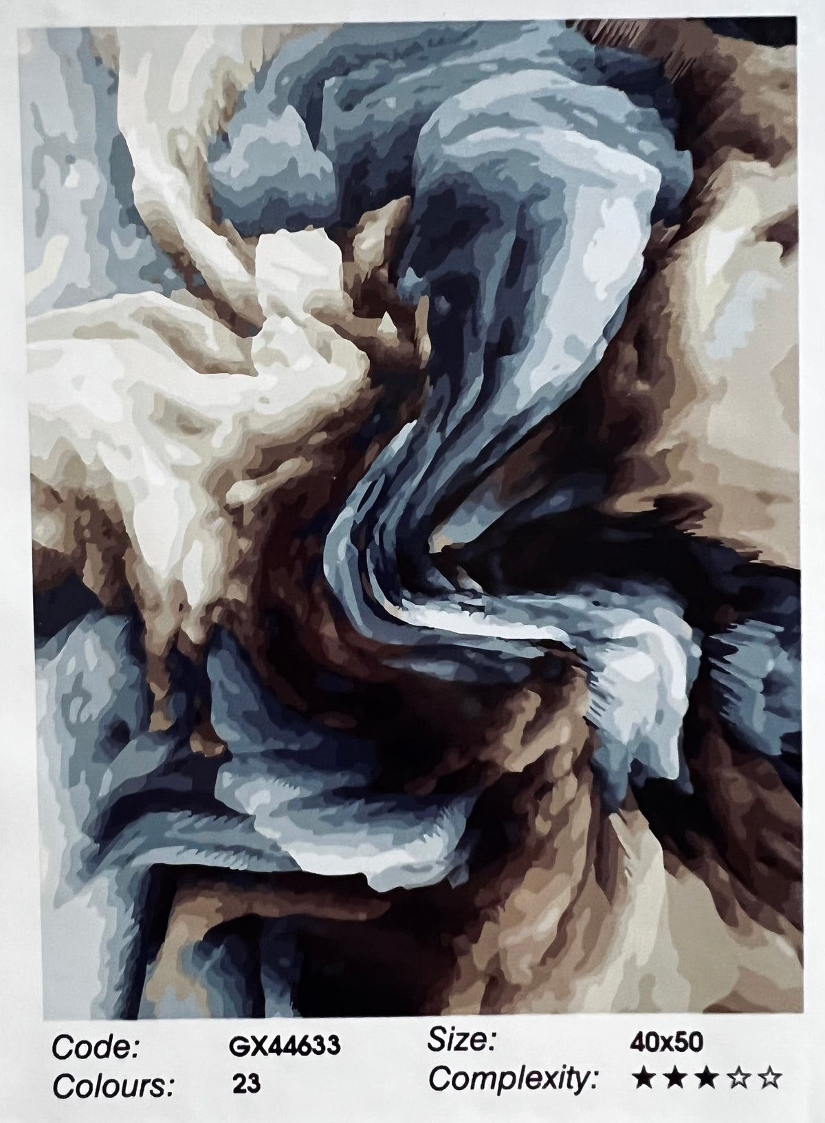 Reading Color Number Abstract Abstract Art – Paint by Numbers