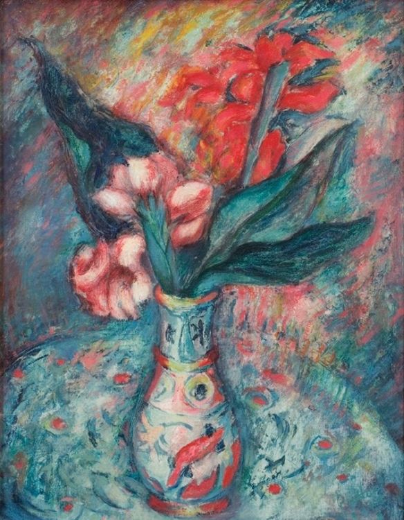 Flowers in a Persian Vase