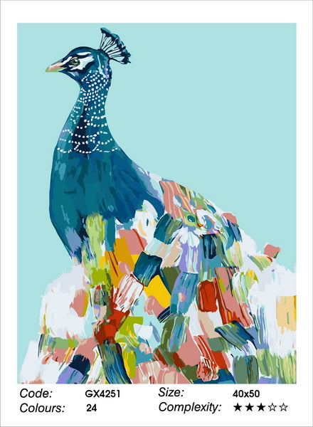 Blue Peacock