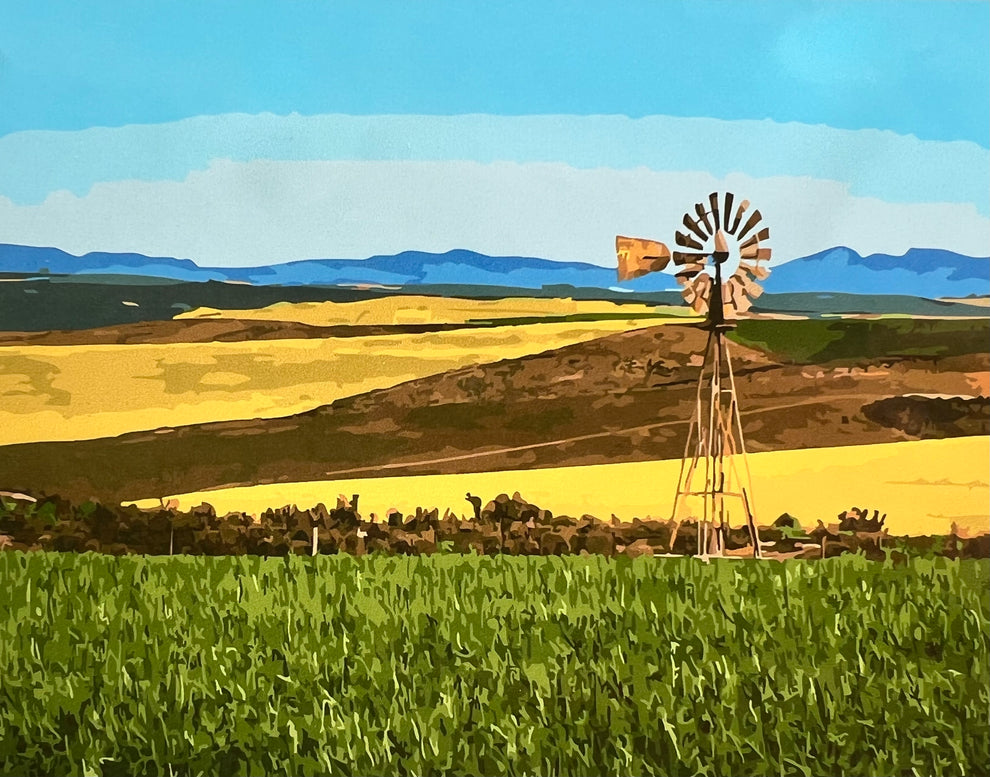 Canola Fields Paint by Numbers