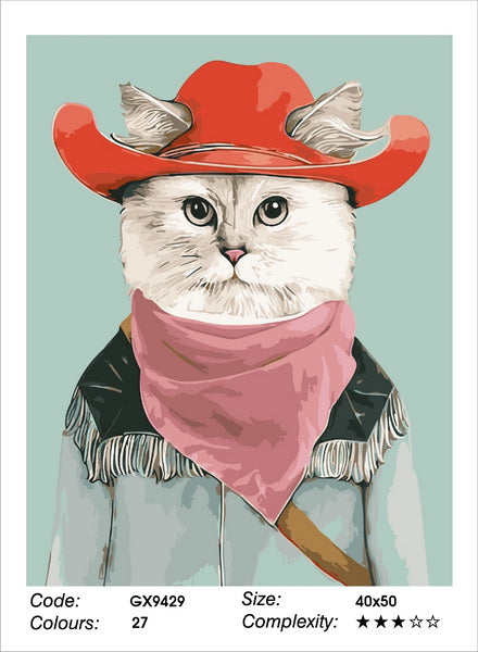 Cat in a Cowboy Hat