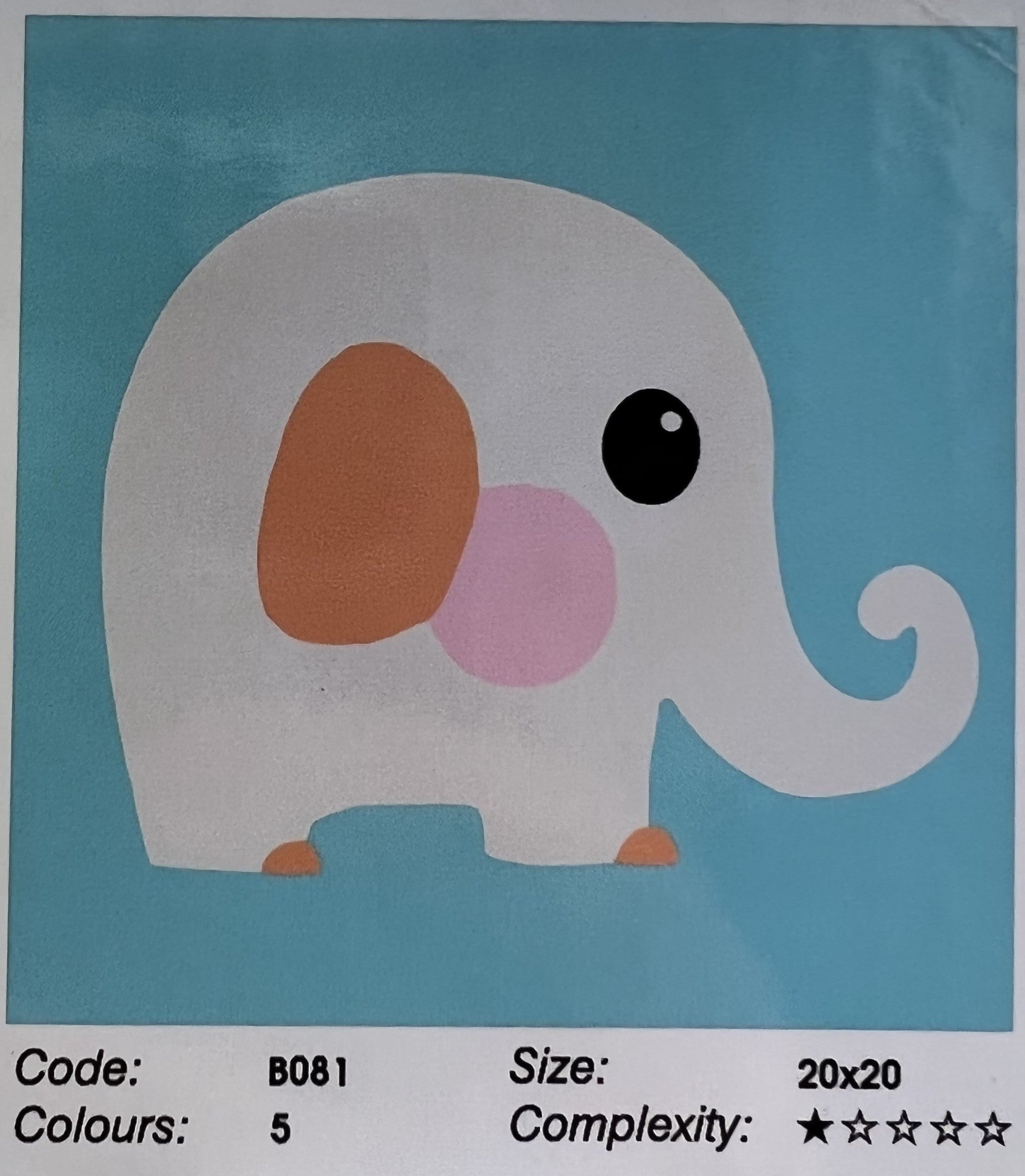 Elephant Paint By Numbers