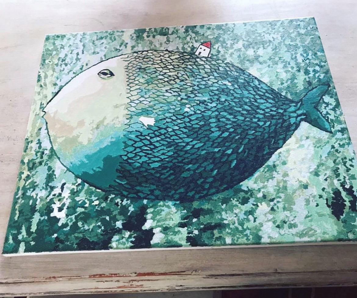 Fish with a House