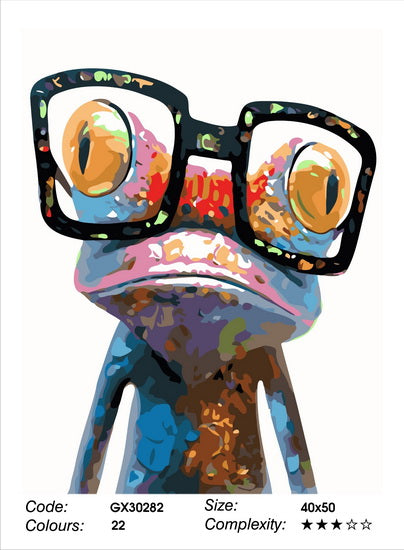 Frog with Glasses