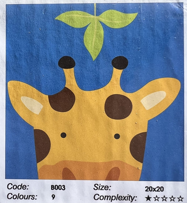 Giraffe Paint by Numbers
