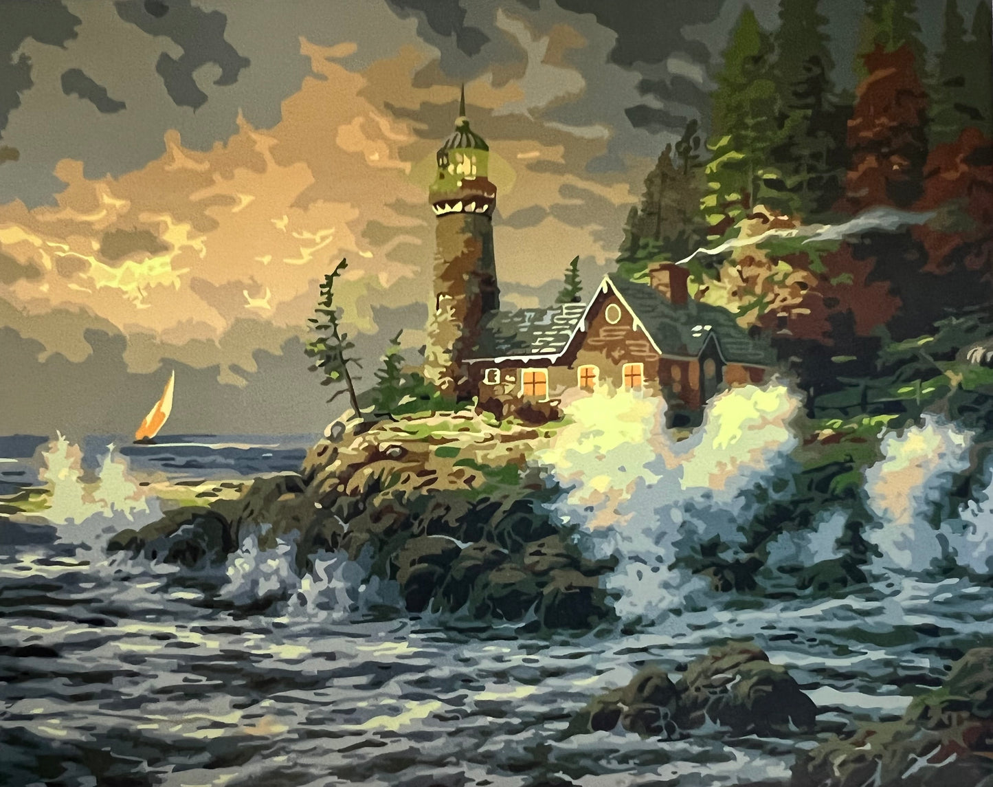 House on the Rocks – Paint by Numbers