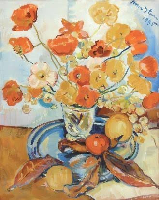 Irma Stern: Still Life with Poppies and Fruit