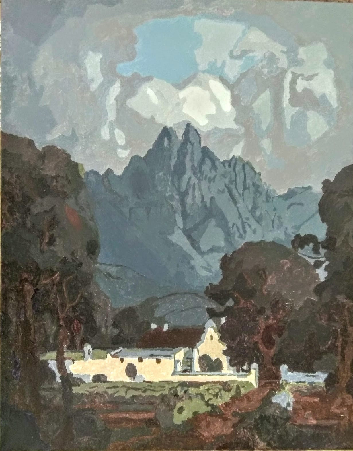Pierneef Station Panel: Stellenbosch