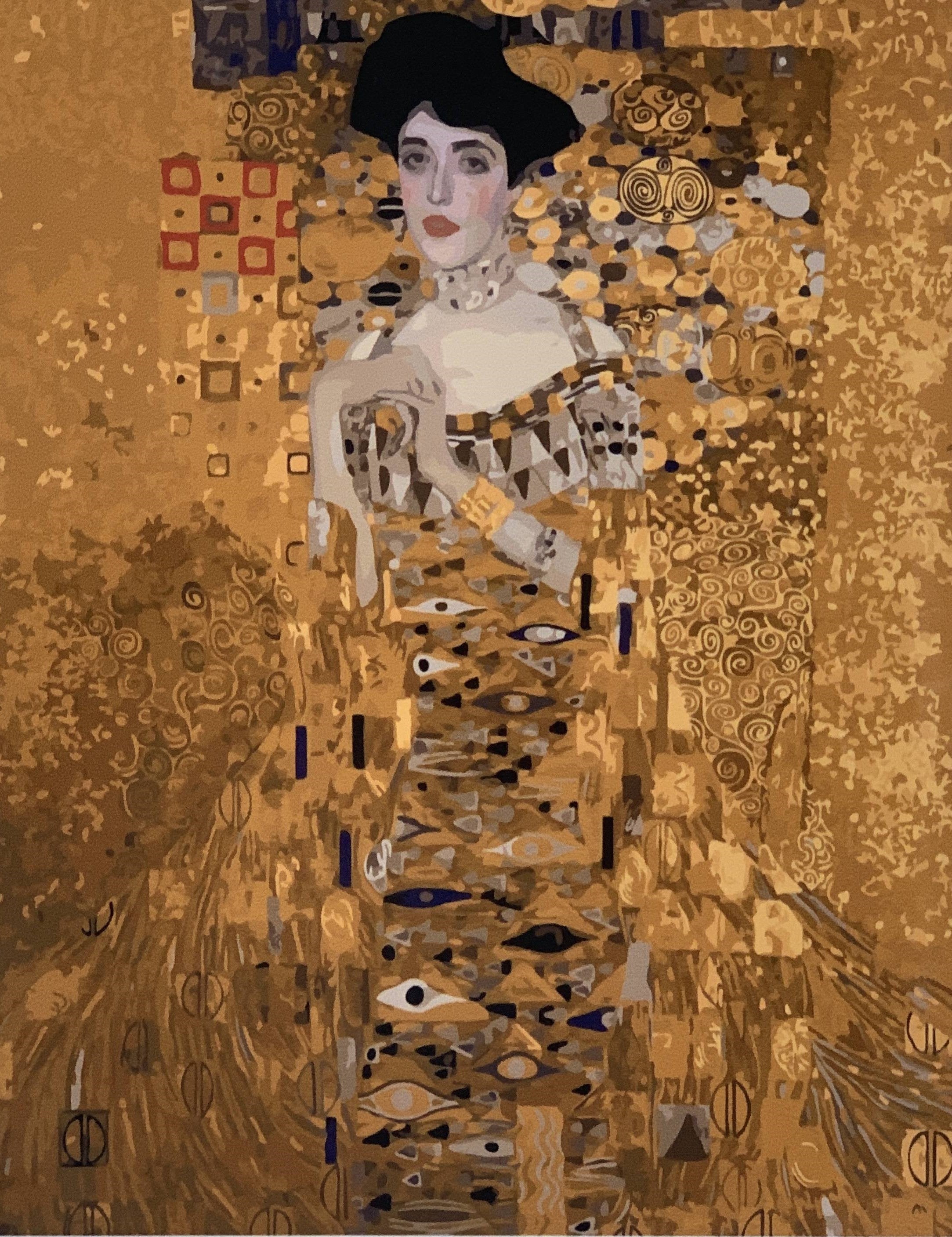 Gustav Klimt Woman In Gold Gustav Klimt Lady Gold Metallic Panel