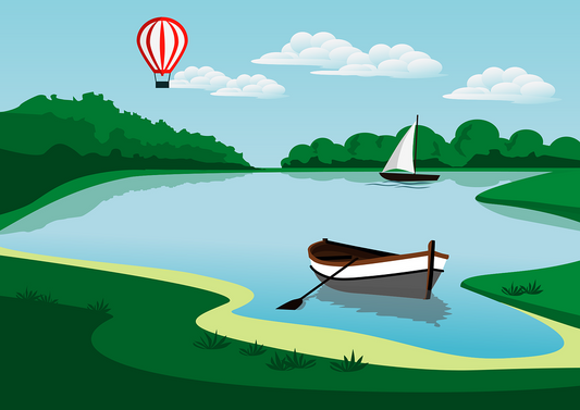 Boats and Balloon